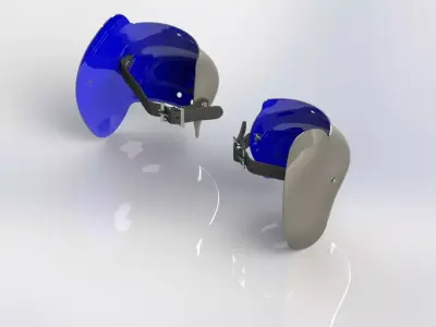 WG 7007 - Couter - Armour plate elbow 3D print model