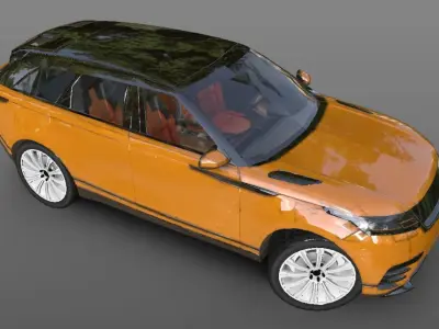 Range Rover Velar HSE 2018 3D model Sports Cars Low-poly 3D model