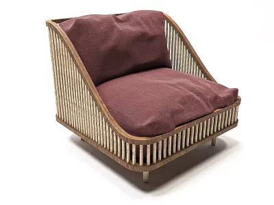 Noble Chic Chair Free low-poly 3D model