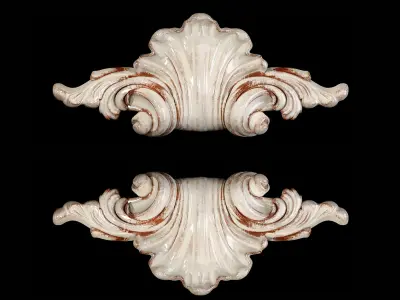 Classic carved 115 3D model