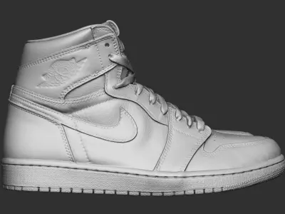High-res mesh-Nike Air Jordan 1 Retro High 3D print model