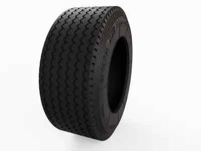 3D Truck Tire Model - High Poly 3D print model