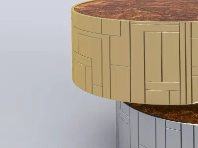 Torc Side Table 3D model