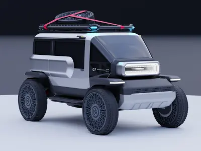 Toyota - Baby Lunar Cruiser - 2023 3D model