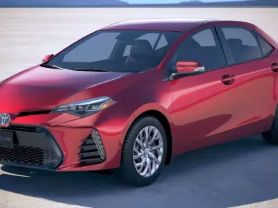 Toyota Corolla USA 2017 3D model
