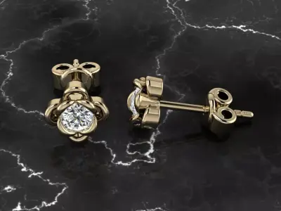 Jewelry Earring 3D print model