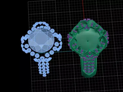 jewelry ring 332 Free 3D print model