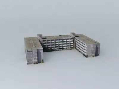 Construction in Honolulu HI USA 3D model