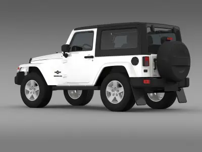 Jeep Wrangler Freedom 2014 3D model