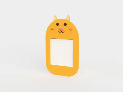 Cartoon Animal Frames Pack 01 Low-poly 3D model