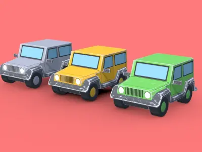Stylized Race-Demolition Car Pack