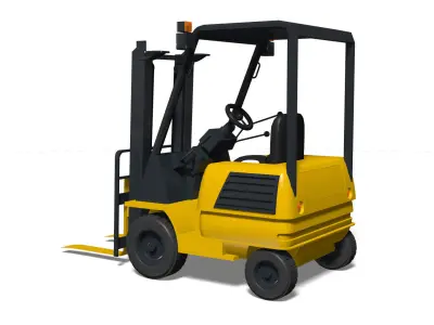forklift truck 3D model get