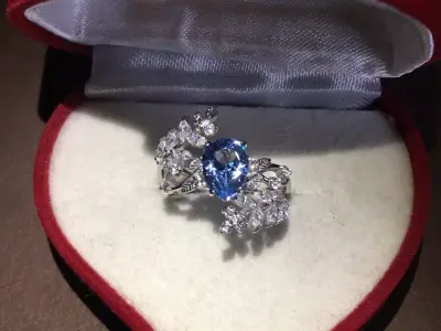  Dual Detachable Ring - Leaf Design 3D print model