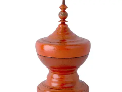 Burmese Temple Offering Bowls 3D model