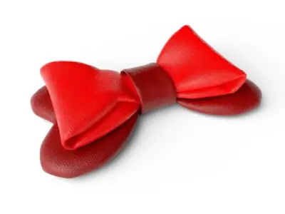 Bow 02 Low-poly 3D model