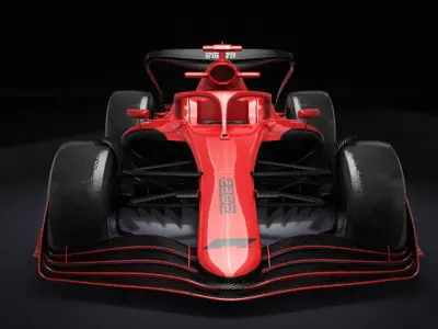 F1 2022 Cartoon Toy 3D model