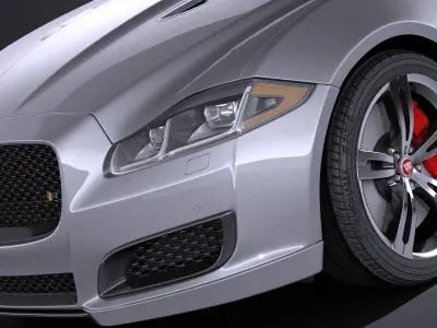 Jaguar XJR 2016 VRAY 3D model