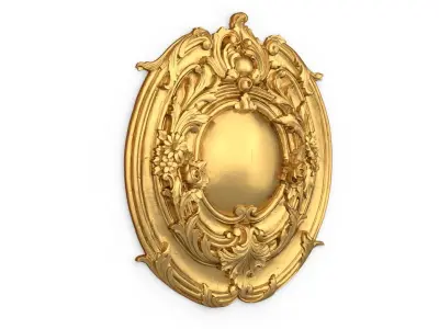 Classic decor ornament 64 3D model