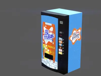 Vending Machine Low-poly 3D model