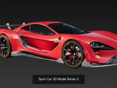Sport Car 3D Model Pack