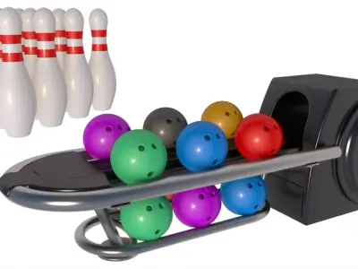 Bowling Collection 3D model
