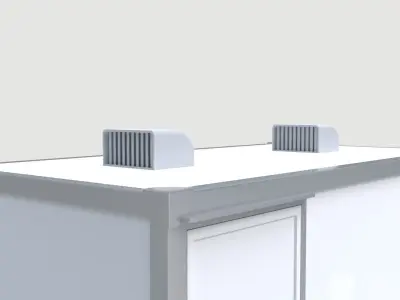 Restroom Trailer 3D model
