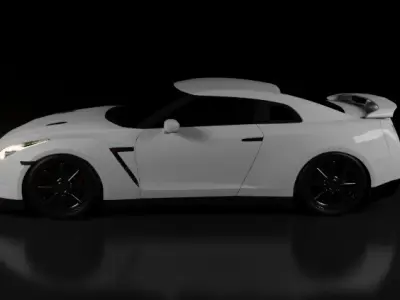 Nissan GTR R-35 2013  3D model