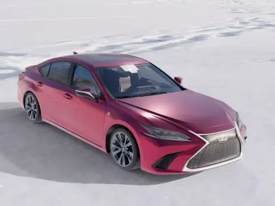 Lexus ES350 F Sport 2021 3D model