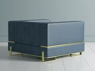 Boatto Martino Single Sofa 3D model