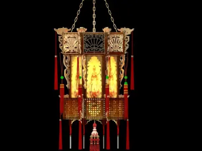 Chinese Palace Lantern 3D model