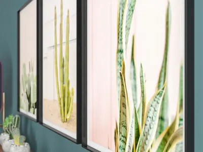 Modern Console Decoration 3D model