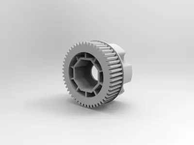 Half-clutch gear Z49 3D print model