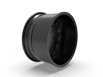 black rhino rim design 3D print model