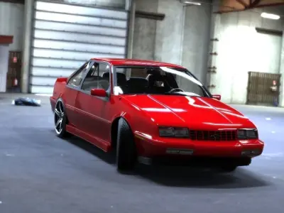 Chevrolet Beretta Low-poly 3D model