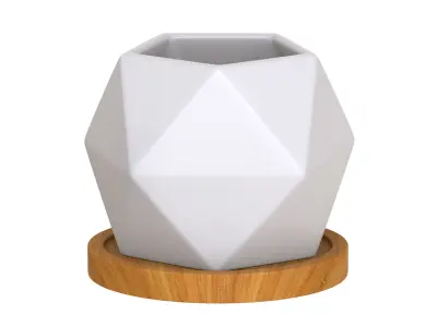 Flower Vase 3D Model 3D model