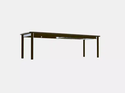 STRANDTORP Extendable table Low-poly 3D model