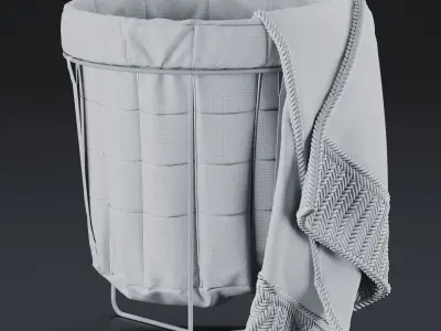 Laundry basket 3D model