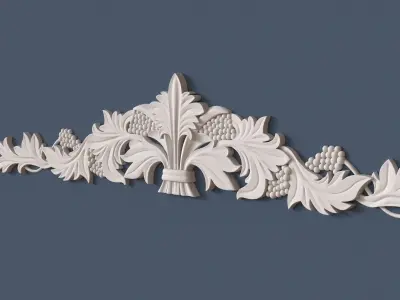 Decorative Onlay 3D model 6
