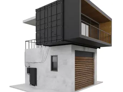 Container House 3D model