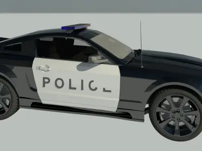 Police Car  3D model