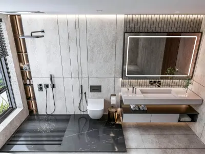 Bathroom 5 3D model