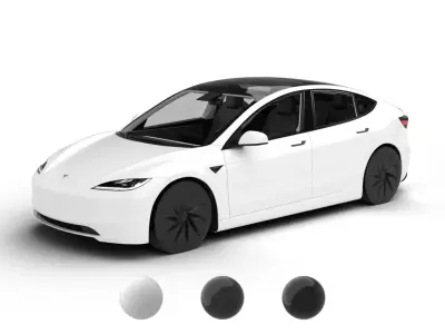 Tesla Model 3 Standard 2026 3d model 3D model