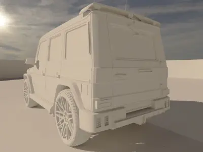 BRABUS mercedes-benz g class - mercedes-benz g class Low-poly 3D model