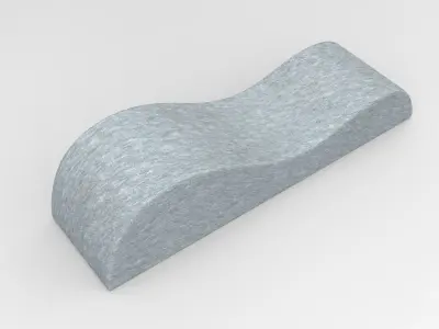 Glos Stool Low-poly 3D model