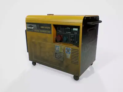 Engine Generator Free low-poly 3D model