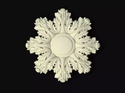 rosette snowflake 3D model