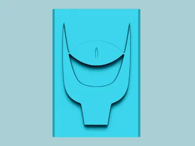 Stamp 113 - LOTR Eye - Fondant Decoration Maker Toy 3D print model