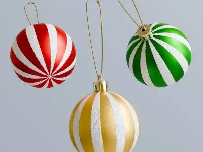 Christmas balls Ornament 2 3D model