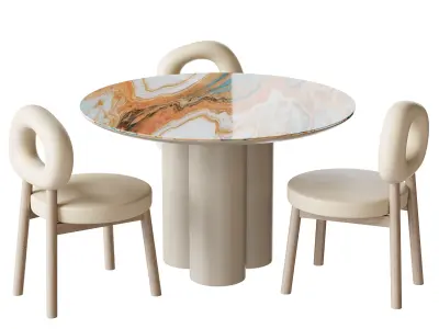 Dining table SOLFORD 2 3D model