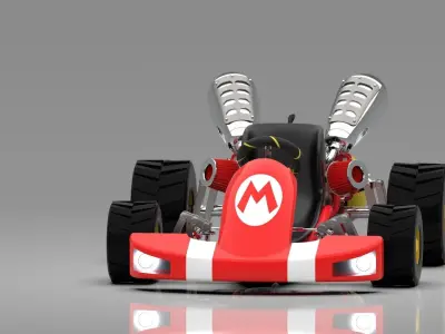Mario Kart Movie 2023 3D model